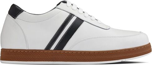 CALTO Men's Invisible Height Increasing Elevator Shoes - Leather Lace-up Lightweight Clasic Casual Sneakers - 2.8 Inches Taller in Saudi Arabia