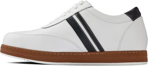 CALTO Men's Invisible Height Increasing Elevator Shoes - Leather Lace-up Lightweight Clasic Casual Sneakers - 2.8 Inches Taller in Saudi Arabia