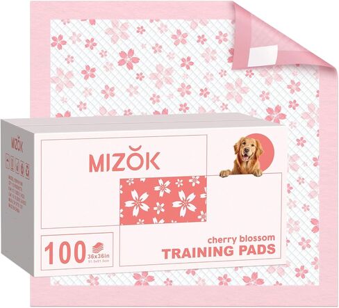 وسادات MIZOK للجراء مقاس 22 × 22 بوصة بنمط زهر الكرز، 200 قطعة in Kuwait