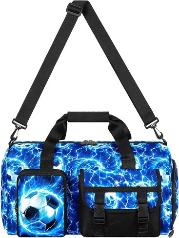 حقيبة دفل للأطفال للفتيات، حقيبة حمل للسفر مع مقصورات للأحذية، حقيبة رقص مقاومة للماء للمراهقين، حقيبة حمل رياضية وردية في عطلة نهاية الأسبوع in Kuwait