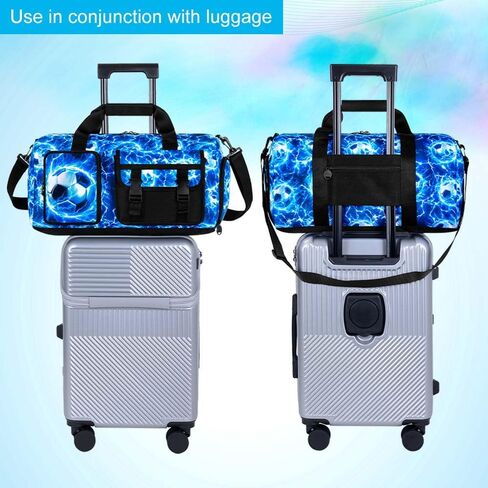 حقيبة دفل للأطفال للفتيات، حقيبة حمل للسفر مع مقصورات للأحذية، حقيبة رقص مقاومة للماء للمراهقين، حقيبة حمل رياضية وردية في عطلة نهاية الأسبوع in Kuwait