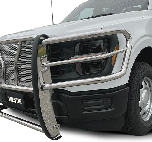 Westin 57-4060 HDX 1-Piece Grille Guard fits 2021-2026 F150 with Front Camera (Exc Raptor Platinum and 2022 and up Lightning EV) in Saudi Arabia