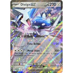 Pokemon - Dialga ex 180 - Scarlet Violet Black Star Promo - Foil Single Card in Kuwait