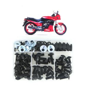 Xitomer Fairing Bolts Kits Compatible with GPZ900R 1984-1996 GPZ900R Mounting Kits Washers Nuts Fastenings Clips Grommets Full Sets in Saudi Arabia