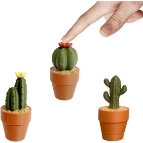 لعبة Clicky Cacti Fidget - تخفيف التوتر عن طريق اللمس بطباعة ثلاثية الأبعاد مع ملمس لوحة المفاتيح الميكانيكية | لعبة مكتب بحجم الجيب، هدية ممتعة لمحبي الصبار، ديكور المكتب والمنزل in Saudi Arabia