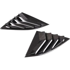 2PCS Car Rear Window Triangle Exterior ABS Shutter Deflector Decoration Modified Accessrories Compatible with Toyota GR Supra A90 2019-22(Glossy Black) in Saudi Arabia