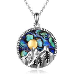 YFN Cactus Necklace Sterling Silver Mountain Cactus Necklace Cactus Pendant Jewelry for Women Men in Saudi Arabia