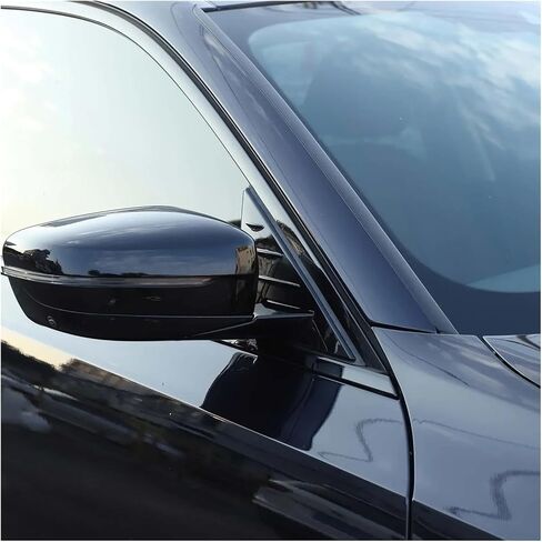Compatible for BMW 3 Series G20 2020-2024 ABS Rearview Mirror Side Triangle Spoiler Wind Deflector Trim Cover Car Decorative Accessories(Carbon Fiber) in Saudi Arabia