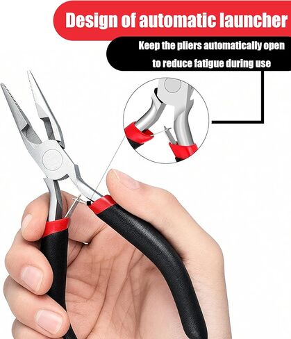 Needle Nose Pliers for Jewelry Making, Precision Chain Nose Pliers for Beading, Wire Wrapping, Jump Rings, and DIY Craft Projects in Saudi Arabia