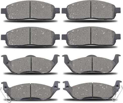 Front Rear Semi-metallic Brake Pads Sets Compatible with Ford For F-150 2004-2009,For Lincoln Mark LT 2006-2008 in Saudi Arabia