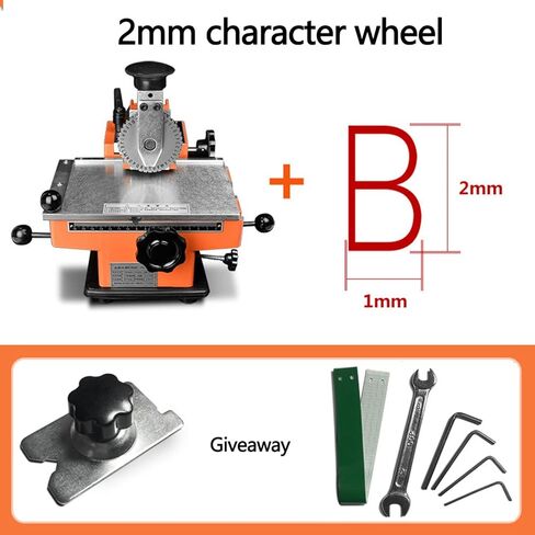 آلة النقش اليدوية المصنوعة من الفولاذ خط اللكم والنقش المزخرف آلة وضع العلامات متعددة الاستخدامات أداة وضع العلامات شبه الأوتوماتيكية، 6 مم in Kuwait