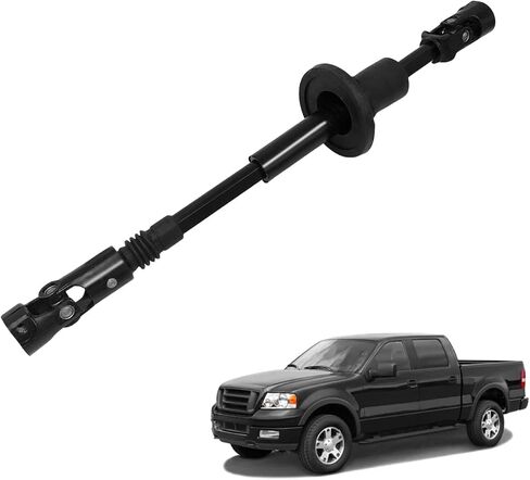 Lower Steering Shaft Steering Column with U-Joint Compatible with 1997-2003 Ford F-150 2004 Ford F-150 Heritage 2001-2002 Ford Expedition 1997-1999 Ford F-250 Replace 425354 F75Z3B676CA in Saudi Arabia