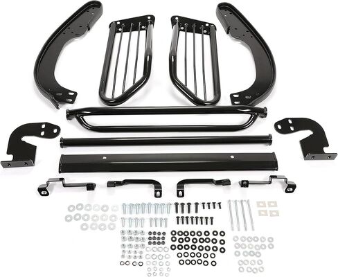 KUAFU Front Bumper Brush Guard Compatible with 2003-2009 Toyota 4Runner Grille Guard Bumper Protector Steel Powder Coated Black in Saudi Arabia