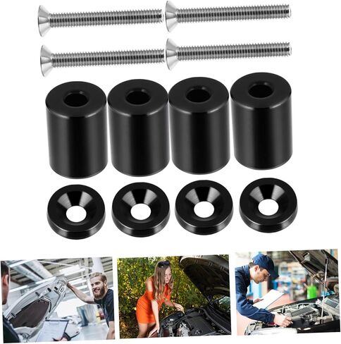 CHILDWEET Hood Spacer Riser Kit Engine Hood Ventilation Spacer Aluminum Alloy Heightener for Car Modification in Saudi Arabia