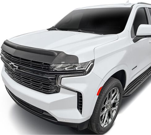 Husky Liners Aeroskin II Hood Protector | Fits 2007-2013 Chevrolet Silverado 1500 | Low Profile Deflector/Bug Shield - 1 pc., Textured Black | 2830002 in Saudi Arabia