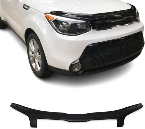 OMAC Front Bug Shield Hood Deflector Guard for Kia Soul 2014-2019 Black Smoke in Saudi Arabia