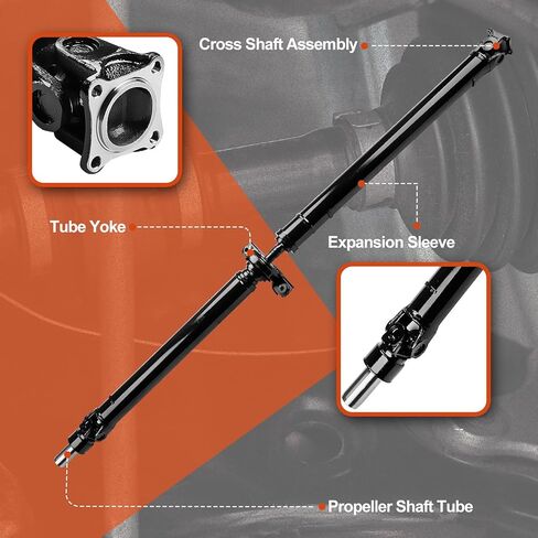 936-925 Rear Complete Drive Shaft Prop Shaft Driveshaft Assembly [H4 2.5L, Manual Transmission] Fit for Subaru Forester 2009 2010 2011 2012 2013, Replace OE 27111SC030, 27111SC031 in Saudi Arabia