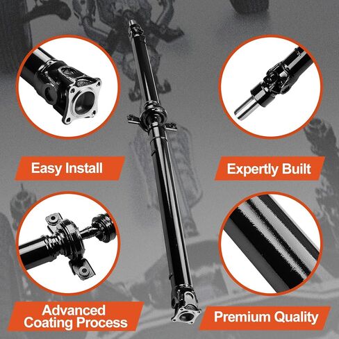 936-925 Rear Complete Drive Shaft Prop Shaft Driveshaft Assembly [H4 2.5L, Manual Transmission] Fit for Subaru Forester 2009 2010 2011 2012 2013, Replace OE 27111SC030, 27111SC031 in Saudi Arabia