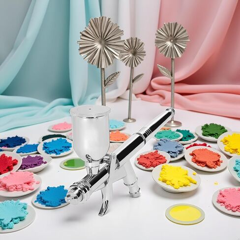 Garosa Professional Airbrush Kit with 0.5mm Nozzle, Ergonomic Trigger Design, Adjustable Spray Pattern for Artwork, Body Art Painting, T217 in Saudi Arabia