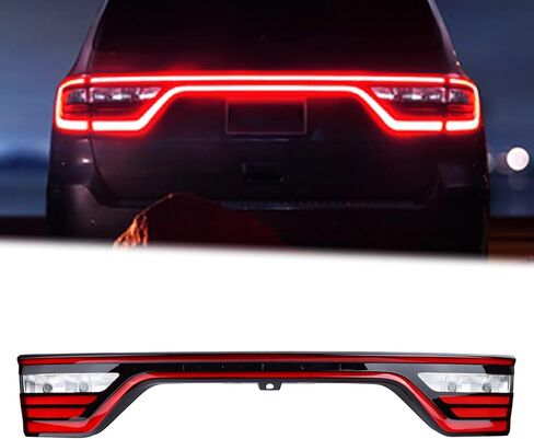 مصباح خلفي LED لإضاءة مركز الباب الخلفي متوافق مع 2014-2023 دودج دورانجو الضوء الخلفي للباب الخلفي المركزي مع فتحة الكاميرا 68453659AA in Saudi Arabia