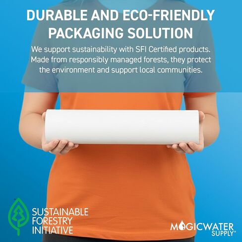 MagicWater Supply Mailing Tube 3 in x 24 in White - 6 Pack - for Shipping and Storage of Posters, Arts, Crafts, and Documents in Kuwait