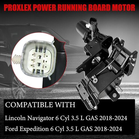 JL1Z16A507H Power Running Board Motor Assembly with Bracket Compatible with Ford Expedition & Navigator 2018-2024 Front Left Driver Side Replaces# JL1Z16A507B (for 131.6 inch Long wheelbase SUV) in Saudi Arabia
