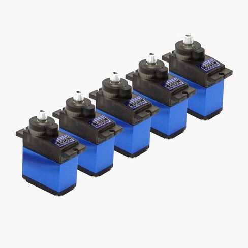 5pcs Metal Gear Double Ball Bearing MG92B Digital Servo 3.5KG Torque for RC Air Plane Helicopter Fixed-Wing Cars Robot in Saudi Arabia
