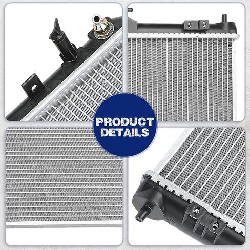 Engine Coolant Radiator with Transmission Oil Cooler, Fit for Honda CR-V 2002-2006 L4 2.4L, Automatic Transmission, OE 2443, 19010PPAA51, 19010PPAA52, 190PNB9011M in Saudi Arabia