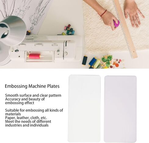 YDRCESMI Embossing Machine Plates Paper Die Cutting Replacement Accessories 160x77mm 3mm and 5mm in Saudi Arabia