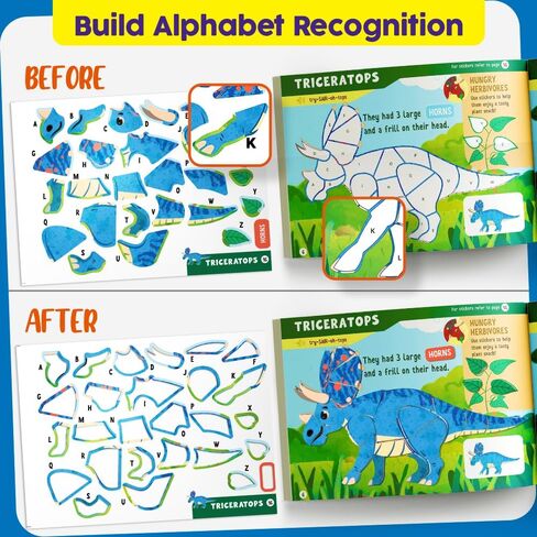 Dot Art Activity - Unicorn & Princess Sticker Art Kit, Arts and Crafts for Kids, Toddler Craft Supplies, Gifts for Boys & Girls Ages 3, 4, 5, 6, 7 Year Old - Kids Travel Activities & Toys in Kuwait