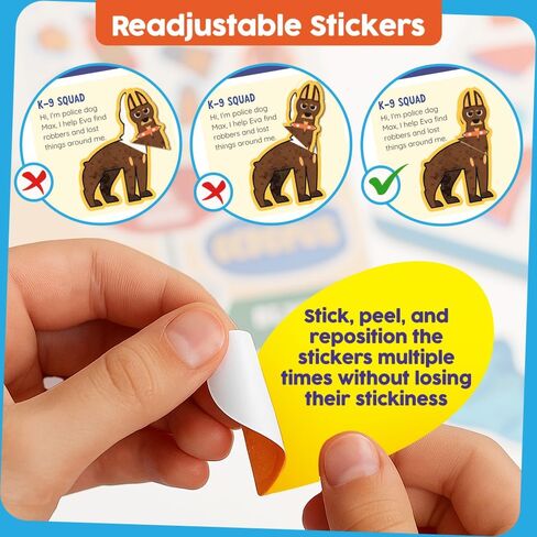 Dot Art Activity - Unicorn & Princess Sticker Art Kit, Arts and Crafts for Kids, Toddler Craft Supplies, Gifts for Boys & Girls Ages 3, 4, 5, 6, 7 Year Old - Kids Travel Activities & Toys in Kuwait