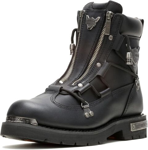 حذاء HARLEY-DAVIDSON FOOTWEAR للرجال برقبة خفيفة للركوب، أسود، 8.5 M in Saudi Arabia