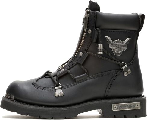 حذاء HARLEY-DAVIDSON FOOTWEAR للرجال برقبة خفيفة للركوب، أسود، 8.5 M in Saudi Arabia