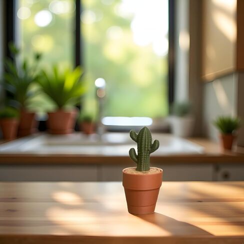 Clicky Cacti Fidget Toy - 3D Printed Tactile Stress Reliever with Mechanical Keyboard Feel | Pocket-Sized Desk Toy, Fun Gift for Cactus Lovers, Office & Home Decor in Saudi Arabia
