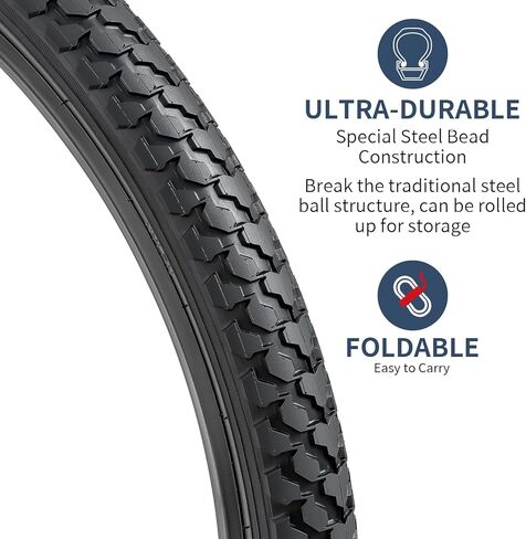 YUNSCM 2-PCS 26" Bike Tires 26x2.125/57-559 and 26" Bike Tubes Schrader Valve Compatible with Mountain/Off Road Bike 26x1.95 26x2.1 26 x 2.15 Bicycle Tires and Tubes (P-1085) in Saudi Arabia