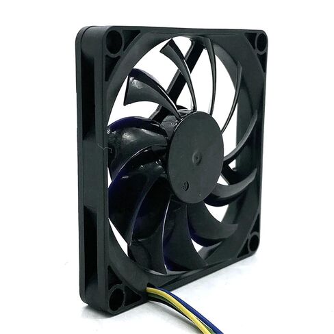 1pc 8010 80mm 8cm Silent Mute Fan PWM Ball Ultra Thin 4-Pin Speed Control Computer CPU Power ITX Small Case 12V Fan 8cm in Saudi Arabia