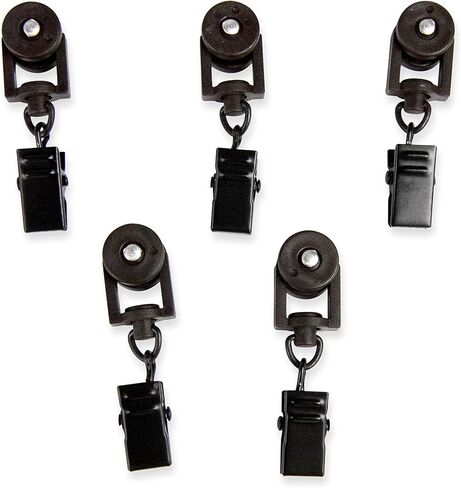 Rod Desyne Cordless Traverse Rod Sliders, Satin Nickel, 10 Piece in Saudi Arabia