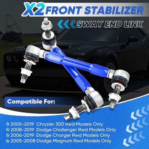 Stiueoav K700432 Sway Bar Link - رابط نهاية المثبت الأمامي متوافق مع 2004-2019 كاديلاك إسكاليد ESV/EXT 2007-2013 شيفروليه أفالانش 2004-2019 شيفروليه تاهو 2004-2019 جي إم سي يوكون in Kuwait