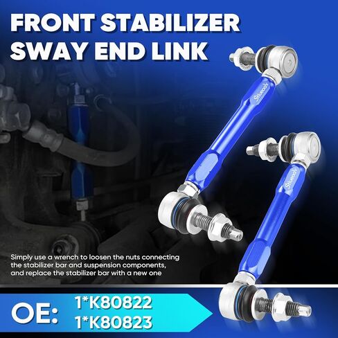Stiueoav K700432 Sway Bar Link - رابط نهاية المثبت الأمامي متوافق مع 2004-2019 كاديلاك إسكاليد ESV/EXT 2007-2013 شيفروليه أفالانش 2004-2019 شيفروليه تاهو 2004-2019 جي إم سي يوكون in Kuwait