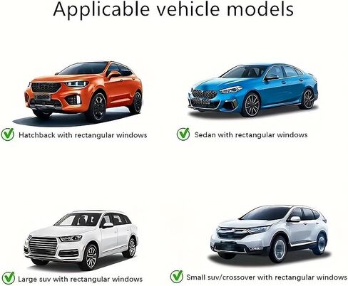 2pcs Car Side Window Sunshades, UV Protection, Breathable Mesh Fabric, Easy Install in Saudi Arabia