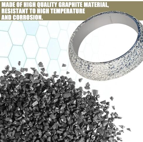 2.5inch/65MM Exhaust Manifold Gasket Seal Manifold Donut Leakproof Muffler Flange Gasket, Graphite Construction Donut Gaskets Seal Muffler Ring Prevent Leaking Between Exhaust Pipe and Manifold in Saudi Arabia