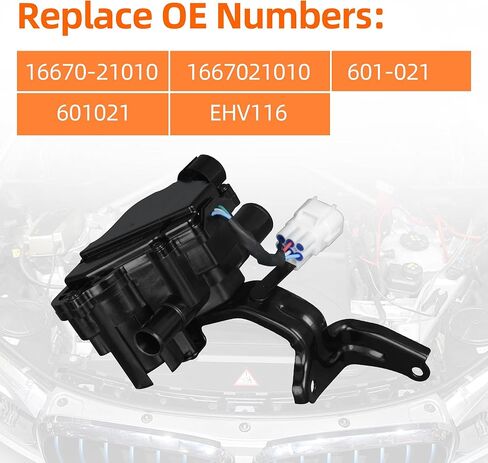 16670-21010 Coolant Water Control Valve Compatible with Toyota Prius 2004 2005 2006 2007 2008 2009 1.5L L4 Heater Control Valve Replace OE 601-021 EHV116 in Kuwait