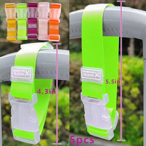 Adjustable Luggage Straps Travel Suitcase Compression Belt with Quick Release Buckle for Wife Mom Business Trip 5 Pcs(Multicolor) in Saudi Arabia