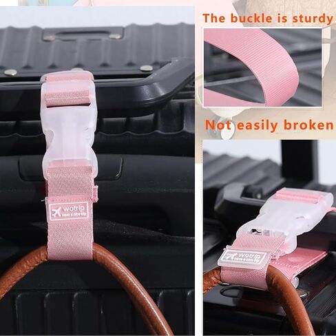 Adjustable Luggage Straps Travel Suitcase Compression Belt with Quick Release Buckle for Wife Mom Business Trip 5 Pcs(Multicolor) in Saudi Arabia