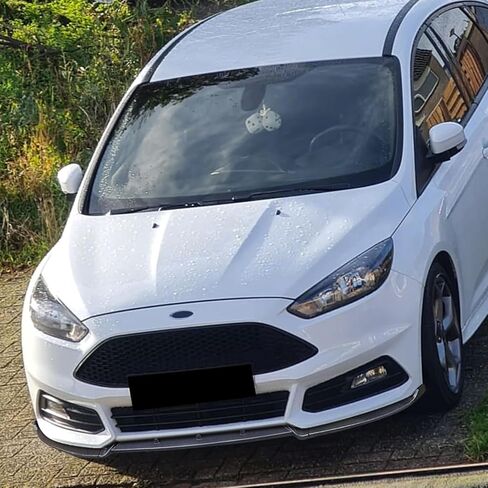 Front Bumper Spoiler Splitter Lip for Ford Focus ST MK3.5 2015-2018 2016 in Kuwait