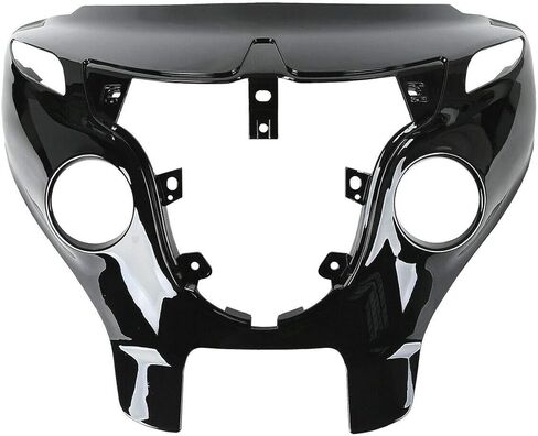 TCT-MOTORPARTS Blue Front Outer Fairing & Chrome Headlight Bezel Fit For Indian Roadmaster 2015-2025 in Saudi Arabia