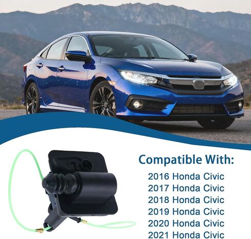 طقم تجميع المحرك لغطاء باب الوقود متوافق مع 2016 2017 2018 2019 2020 2021 Honda Civic، يستبدل 74700-TBA-A02 74700TBAA02 in Kuwait