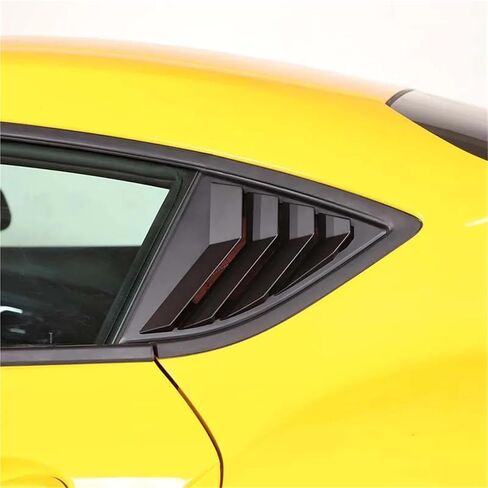 2PCS Car Rear Window Triangle Exterior ABS Shutter Deflector Decoration Modified Accessrories Compatible with Toyota GR Supra A90 2019-22(Glossy Black) in Saudi Arabia