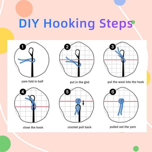 مجموعة سجادة خطاف مزلاج DIY صورة حمار لطيفة في الزهور سهلة للمبتدئين خطاف غزل الكروشيه ومزلاج نسيج حصيرة وسادة مجموعة حرفية لديكور المنزل 38 × 52 سم - 3 in Saudi Arabia
