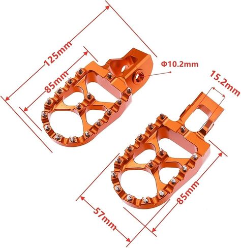 For KTM for EXC for EXCF for SX for SXF for XCW for XC for XCF 125 150 200 250 300 350 450 500 2017-2022 2018 for SX125 for SX150 2016 Foot Pegs Pedal Footrests(Blue) in Saudi Arabia